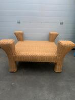 RIETEN SALONTAFEL (zonder glasplaat), Tuin en Terras, Ophalen, Gebruikt, Vierkant