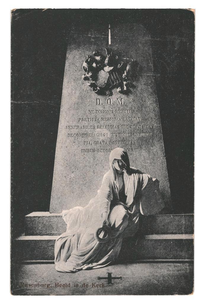 944572 Rijsenburg Utr Beeld in de kerk Nette oude kaart Onb, Verzamelen, Ansichtkaarten | Nederland, Ongelopen, Utrecht, 1920 tot 1940