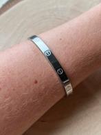 Zilverkleurige Love Armband - Stainless Steel, Ophalen of Verzenden, Zo goed als nieuw, Zilver, Staal