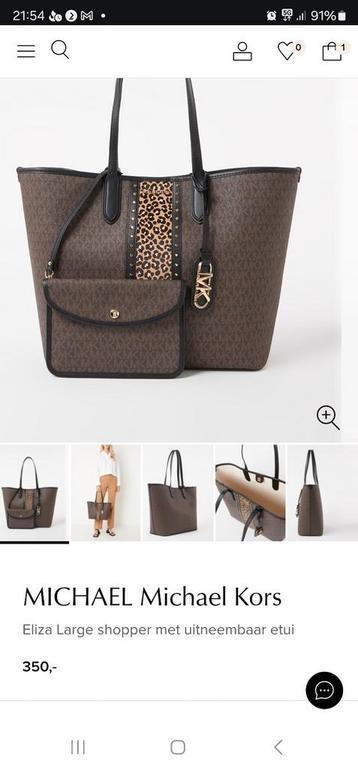 ☆NIEUW!☆ michael kors schoudertas model Eliza large! beschikbaar voor biedingen
