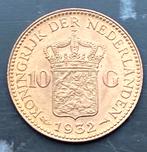 Gouden tientje Wilhelmina 1932, kwaliteit PR, Postzegels en Munten, Munten | Nederland, Ophalen of Verzenden, Koningin Wilhelmina