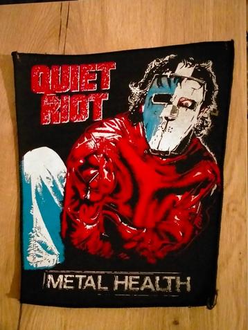 Quiet Riot Metal Health vintage muziek backpatch back patch  beschikbaar voor biedingen