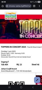 Kaartjes Toppers vandaag!!, Tickets en Kaartjes, Twee personen, Mei