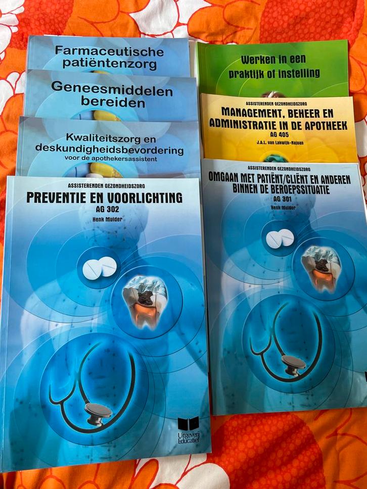 Boeken Apothekersassistent - Compleet Pakket!, Boeken, Studieboeken en Cursussen, Zo goed als nieuw, MBO, Beta, Ophalen of Verzenden