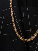 Koningsketting 6mm – Heavy Plated 18K Goud – Real Look,, Ophalen of Verzenden, Nieuw, Goud, Goud