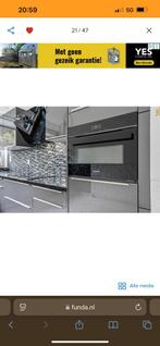 Hoogglans grijze / zwart keuken, Huis en Inrichting, Keuken | Complete keukens, Ophalen, Zo goed als nieuw