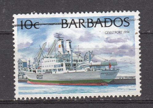 Barbados met een boot Geestport 1994, Postzegels en Munten, Postzegels | Amerika, Gestempeld, Zuid-Amerika, Verzenden