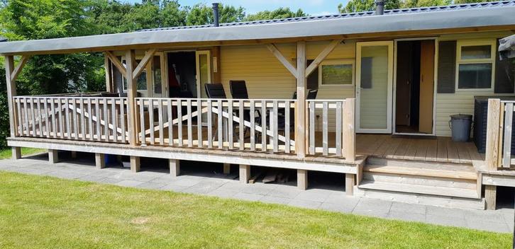 Stacaravan op pachtgrond in Julianadorp aan zee, Caravans en Kamperen, Stacaravans, tot en met 4, Ophalen of Verzenden