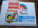 sticker TV VINTAGE televisie Novak precisia teleton barco, Verzenden, Zo goed als nieuw, Bedrijf of Vereniging