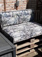 2 prachtige palletkussens groen jungle design, hoes met rits, Tuin en Terras, Tuinmeubel-accessoires, Ophalen, Zo goed als nieuw