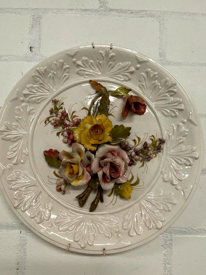 Italiaans wandbord  Bassano Del Grappa, Antiek en Kunst, Antiek | Wandborden en Tegels, Ophalen