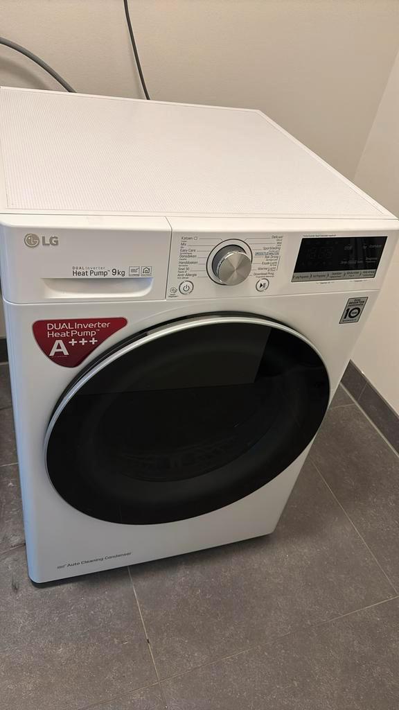 LG RC90V9AV3Q warmtepomp droger (storing), Witgoed en Apparatuur, Was-droogcombinaties, Niet werkend, 8 tot 10 kg, Ophalen