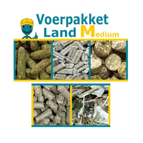 Voerpakket Landschildpadden Medium (Prima Schildpaddenvoer), Dieren en Toebehoren, Reptielen en Amfibieën | Toebehoren, Nieuw