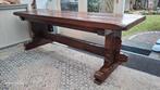 Kloostertafel eettafel oud eikenhout 230x 84cm, Antiek en Kunst, Ophalen of Verzenden