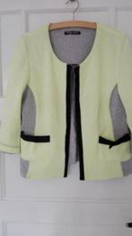 Juffrouw Jansen blazer 44 grijs/geel, Ophalen of Verzenden, Zo goed als nieuw, Maat 42/44 (L), Jasje