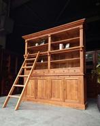 Hoge teakhouten boekenkast | Grote Bibliotheekkast #2357