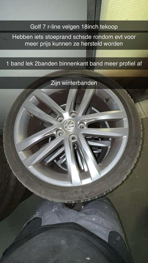 Golf 7 R-line 18 inch winterbanden, Auto-onderdelen, Carrosserie en Plaatwerk, Gebruikt, Ophalen of Verzenden
