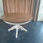 ronde , uitvouwbare eettafel., Huis en Inrichting, Tafels | Eettafels, Ophalen, Gebruikt, 100 tot 150 cm, 100 tot 150 cm