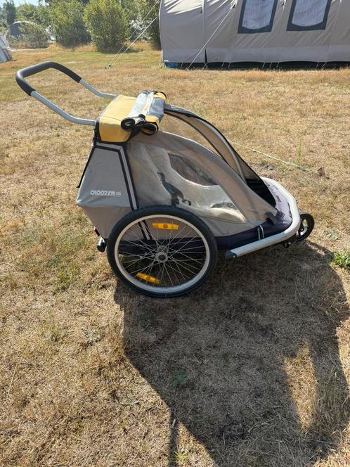 Croozer 535, voor 2 kinderen, Fietsen en Brommers, Fietsaccessoires | Aanhangers en Karren, Zo goed als nieuw, Kinderkar, 40 tot 60 kg