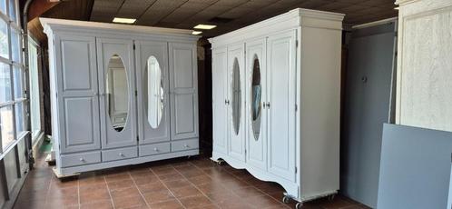Kledingkasten, slaapkamerkasten garderobe brocante kasten, Huis en Inrichting, Kasten | Kledingkasten, Zo goed als nieuw, 200 cm of meer