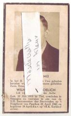 Bidprentje W. Phoelich Tiel 22-05-1915 Nijmegen 25-04-1943, Verzamelen, Bidprentjes en Rouwkaarten, Bidprentje, Verzenden