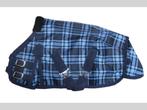 Regendeken klassiek maat 63/75 - blauwe print, Dieren en Toebehoren, Ophalen of Verzenden, Zo goed als nieuw, Deken