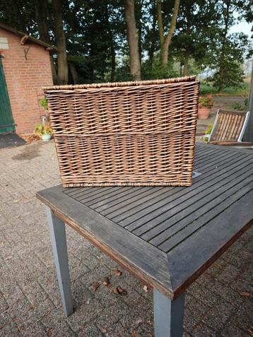 Grote rieten mand  beschikbaar voor biedingen