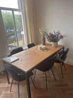 Mooie houten eettafel 180x90 cm, Ophalen, Gebruikt, 50 tot 100 cm, 150 tot 200 cm