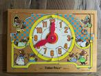 Houten knoppen puzzel klok Fisher-Price, Kinderen en Baby's, Speelgoed | Fisher-Price, Verzenden, Gebruikt, Overige typen
