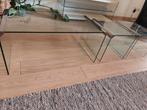 Glazen tafels, 3 stuks, Ophalen, 50 tot 100 cm, Zo goed als nieuw, Minder dan 50 cm