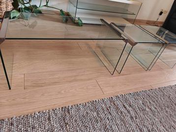 Glazen tafels, 3 stuks beschikbaar voor biedingen