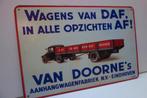 DAF van DOORNE NV EINDHOVEN BORD met afb, Ophalen of Verzenden, Nieuw, Overige typen