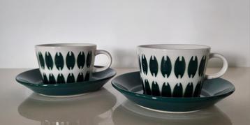 2 Vintage 1960s Arabia Finland Palko kop schotel Kaj Franck beschikbaar voor biedingen