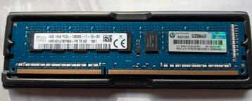 HP 4GB DDR3-1600 UDIMM ECC beschikbaar voor biedingen