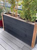 Verrijdbare houten plantenbak, Ophalen, Gebruikt, Balkon, Rechthoekig