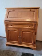 Eikenhouten bureaukastje, Huis en Inrichting, Kasten | Computermeubels, Ophalen, Zo goed als nieuw, 120 tot 170 cm