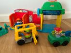 Little people garage met toebehoren., Kinderen en Baby's, Speelgoed | Fisher-Price, Ophalen, Zo goed als nieuw, Speelset