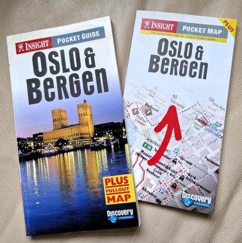 Insight Guides Oslo & Bergen reisgids met uitvouwbare kaart, Boeken, Reisgidsen, Zo goed als nieuw, Europa, Overige merken, Ophalen of Verzenden
