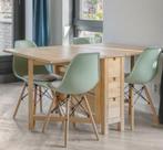 Kuipstoelen mintgroen 4x, Ophalen, Kunststof, Overige kleuren, Zo goed als nieuw
