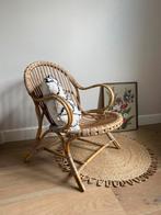 Vintage rotan stoel, Ophalen, Riet of Rotan, Zo goed als nieuw, Q