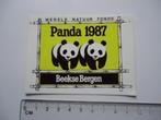 sticker oud Beekse Bergen 1987 WNF WWF dierentuin park zoo, Verzamelen, Stickers, Verzenden, Zo goed als nieuw, Bedrijf of Vereniging