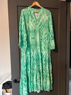 Mooie lange jurk van Gricceri te koop in groen/gebroken wit, Verzenden, Wit, Maat 42/44 (L), Zo goed als nieuw