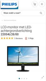 Philips LCD Monitor model 220S4LCB/0
S-Line 22" Inch 55,9cm, Computers en Software, Monitoren, Ophalen of Verzenden, Nieuw, LED