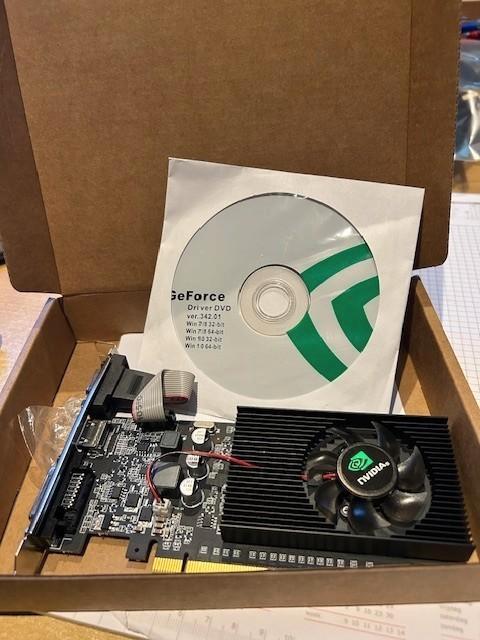 GeForce 210 1GB DDR3 pciExpress 2.0 - NIEUW, Computers en Software, Videokaarten, Nieuw, Nvidia, PCI-Express 2.0, GDDR3, HDMI