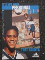 Adidas fotokaarten van Kluivert en Overmars Ajax, Verzamelen, Ophalen of Verzenden, Zo goed als nieuw, Ajax, Spelerskaart