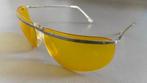 Vintage Jaren 60 Bril met Gele Lenzen, Sieraden, Tassen en Uiterlijk, Zonnebrillen en Brillen | Heren, Overige merken, Gebruikt