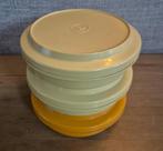 Tupperware Seal N Serve Serveerkom Hoogte 6cm Ø 17cm, Ophalen of Verzenden, Zo goed als nieuw, Geel, Overige typen