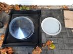 Ronde lichtkoepel + plafondplaat / diffuser, daglichtsysteem, Doe-het-zelf en Verbouw, Ophalen, Gebruikt, Minder dan 80 cm, Minder dan 80 cm