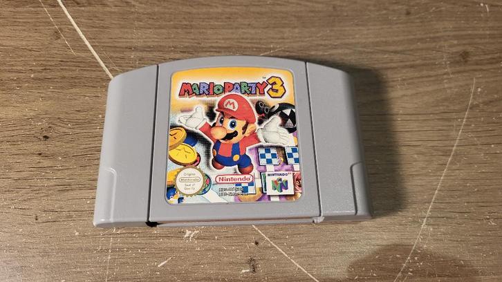 Mario Party 3 Nintendo64 cartridge, Spelcomputers en Games, Games | Nintendo 64, Zo goed als nieuw, Avontuur en Actie, 3 spelers of meer