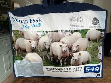Nieuw 4-Seizoenen Texels Scheerwol Lits Jumeaux Dekbed beschikbaar voor biedingen